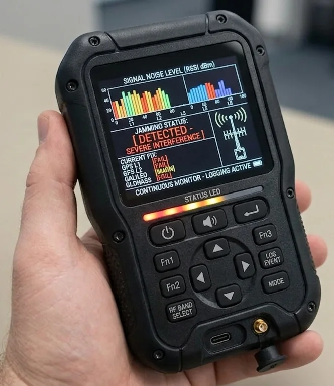 GNSS Guard Pro JGD-120 professional GPS and GNSS interference analyser